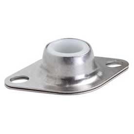 Clesco Flange Mount UHMW-PE Bearing F2SS-UH-100 Stainless Steel Housing Self-Aligning 1