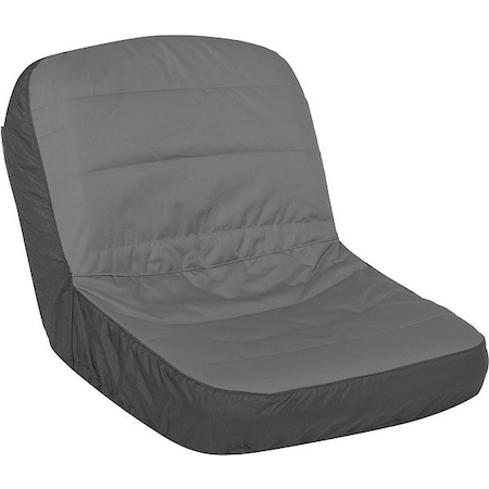 Tractor Seat Cover, Lg, Blck/Gry Deluxe MPN:52-152-043201-RT