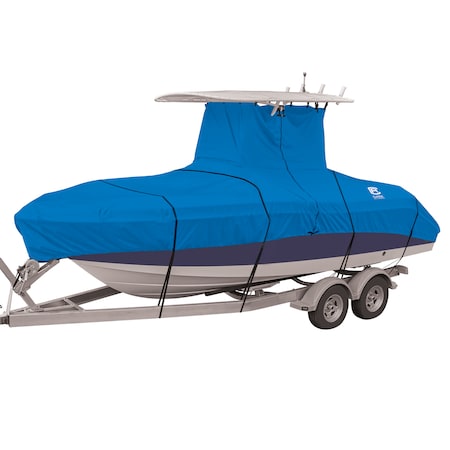 Stellex Model E Center Console T-Top Boat Cover, Blue, 20 ft - 22 ft L MPN:20-404-120501-RT