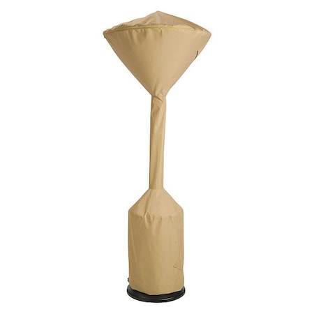 Fire Pit Cover, Patio Heater Cover, Round Stand-Up, Sand MPN:53112-EC