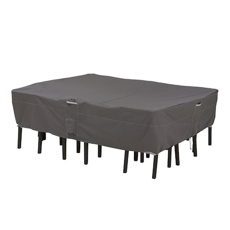 Ravenna Medium Rect/Oval Table/Chair Cover, Grey, 90