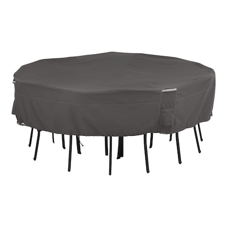 Ravenna Large Square Table/Chair Set Cover, Grey, 100