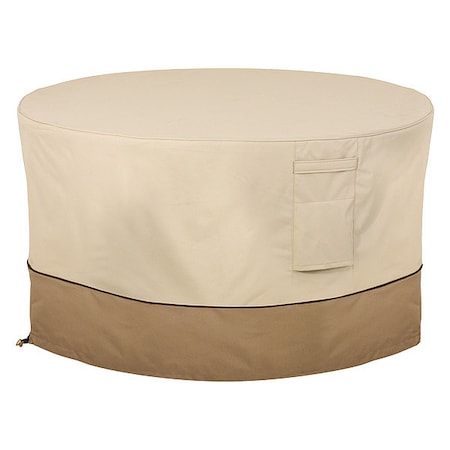 Fire Pit Cover, Cover, Table, Rnd Fire Pit, Beige, 42