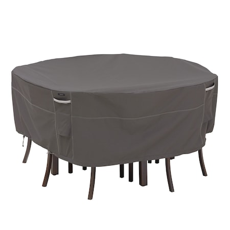 Ravenna XL Round Table/Chair Set Cover, Grey, 110