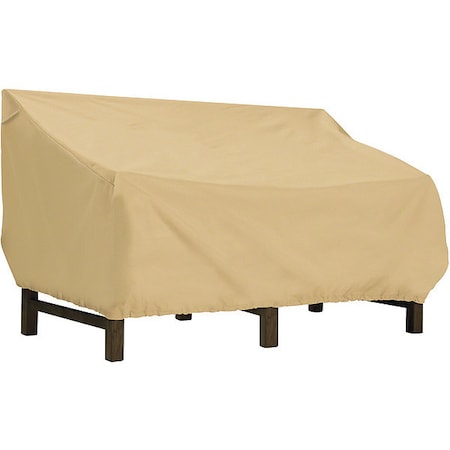 Terrazzo Deep Seated Patio Loveseat Cover, Small, Sand, 60