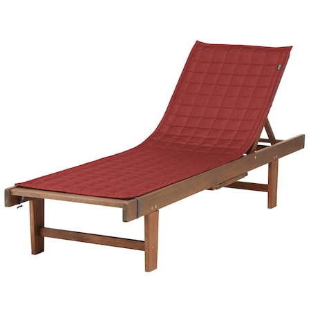 Montlake Patio Chaise Slipcover, Heather Henna, 80