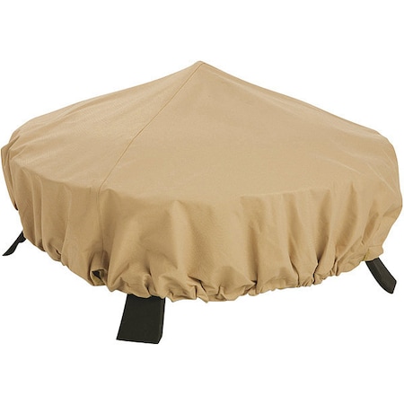 Round Fire Pit Cover, Sand MPN:58992-EC