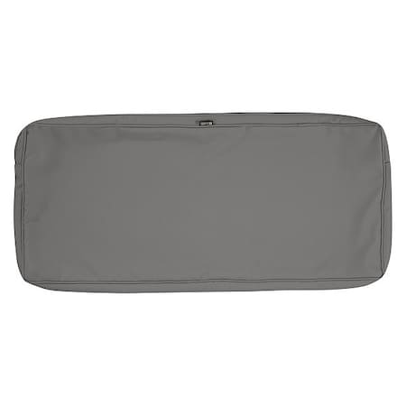 Montlake Bench/Settee Cushion Slipcover, Light Charcoal, 18