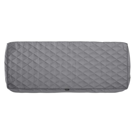 Montlake Quilted Cushion Slipcover, Grey, 54