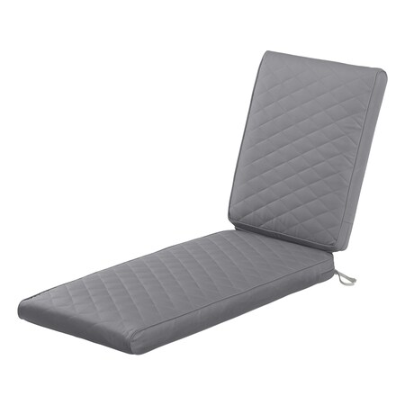 Montlake Quilted Patio Cushion, Grey, 72
