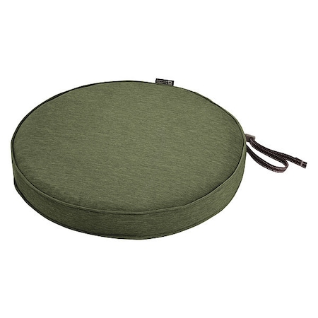 Rnd Dining Seat Cushion, Green, 15