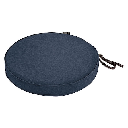 Round Dining Seat Cushion, Blue, 18