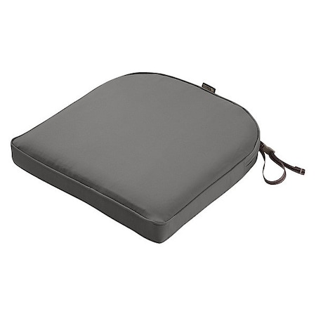 Montlake Contoured Dining Seat Cushion, Light Charcoal, 20