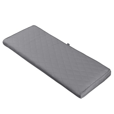 Montlake Quilted Patio Cushion, Grey, 42