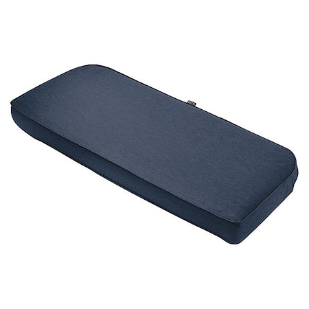 Montlake Bench/Settee Contoured Back Cushion, Heather Indigo, 18