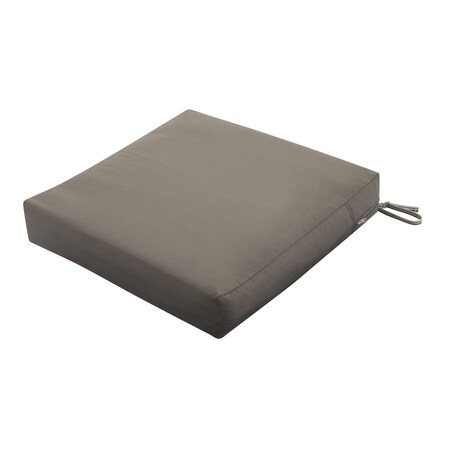 Ravenna Seat Cushion, Dark Taupe, 23