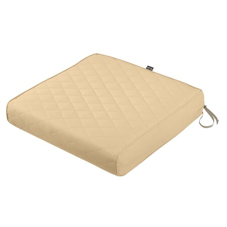 Montlake Quilted Patio Cushion, Chamomile, 25