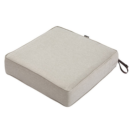 Square Lounge Seat Cushion, Grey, 25