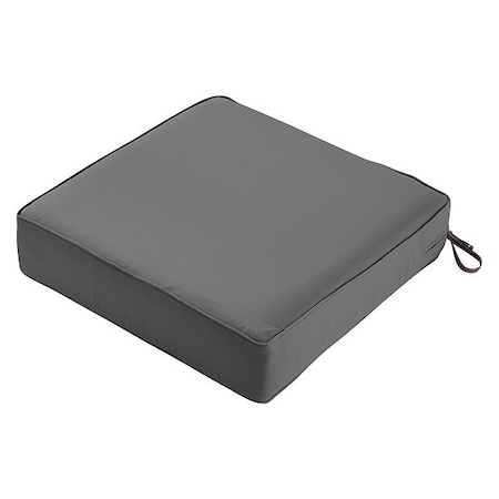 Square Lounge Seat Cushion, Grey, 25