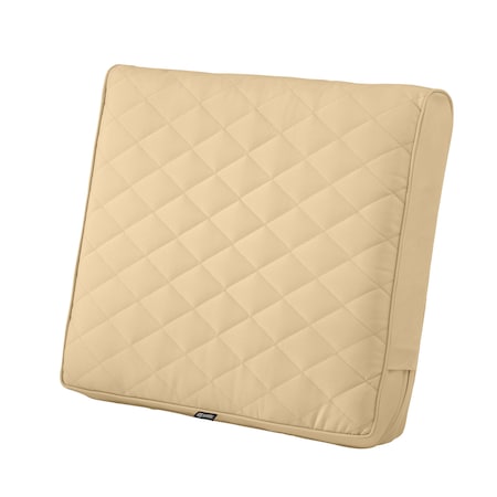 Montlake Quilted Patio Cushion, Chamomile, 21