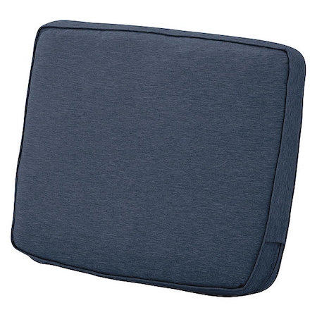 Lounge Back Cushion, Heather Indigo, 23