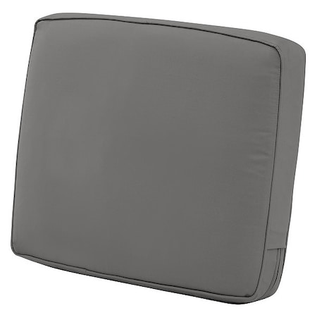 Lounge Back Cushion, Light Charcoal, 25
