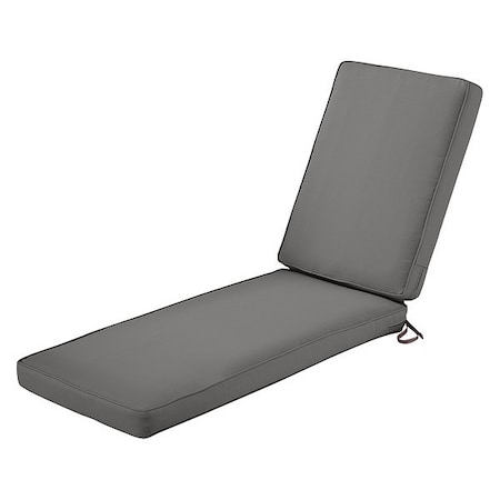 Montlake Chaise Lounge Cushion, Light Charcoal, 80