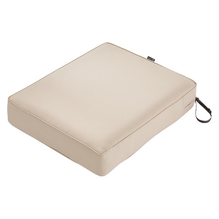 Rectangle Lounge Seat Cushion, Antique Beige, 23