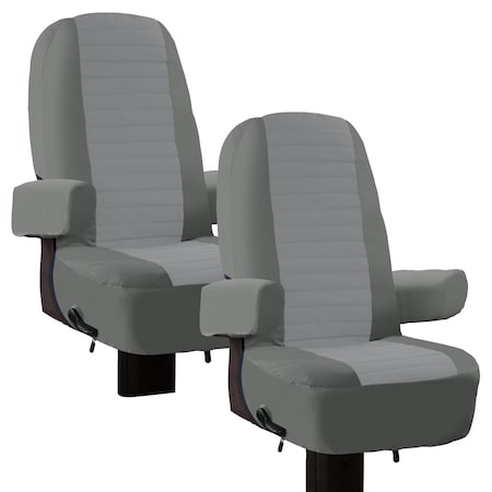 OverDrive Tan RV Captain-Style Seat Cover 2 Pack O, 14