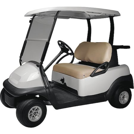 Golf Cart Seat Cover, Air Mesh, Light Khaki MPN:40-032-015801-00