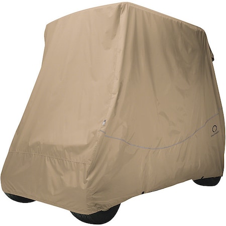 Golf Cart Cover, Short Roof, 2-person, Khaki MPN:40-040-335801-00