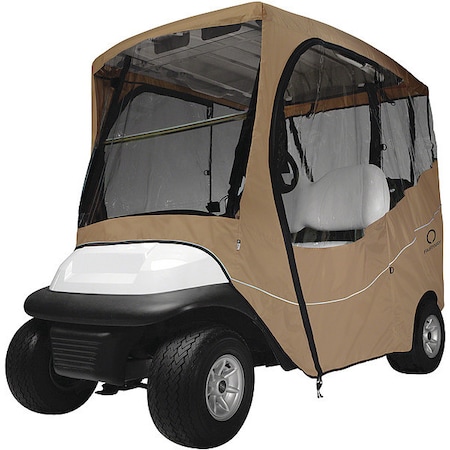 Golf Cart Enclosure Roof, 2 Person, Light Khaki, Short MPN:40-045-335801-00