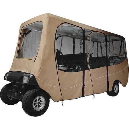 Golf Cart Enclosure Roof, 6 Person, Light Khaki, X-Long MPN:40-051-345801-00