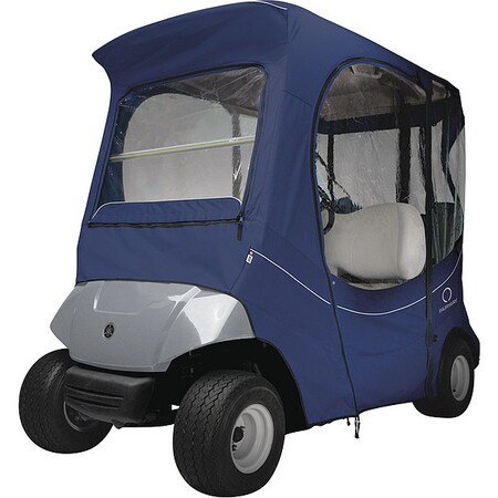 Golf Cart Enclosure, Short Roof, 2 Person, Navy MPN:40-057-335501-00