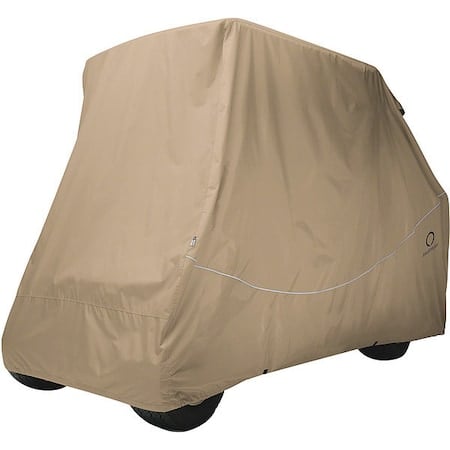Golf Cart Cover, Long Roof, 4 person, Khaki MPN:40-067-015801-RT