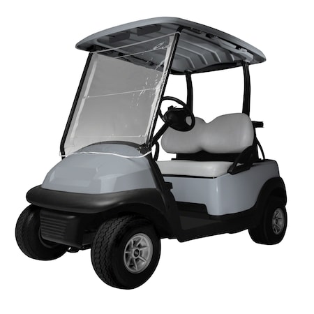 Portable Golf Cart Windshield, White/Clear MPN:72033