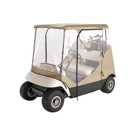 4-Sided Tan Golf Cart Enclosure MPN:72052