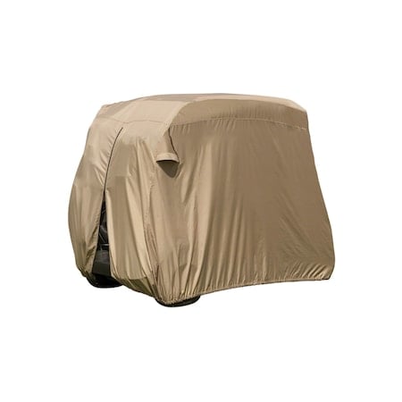Golf Cart Cover, Long Roof, 4-Person, Tan MPN:74442