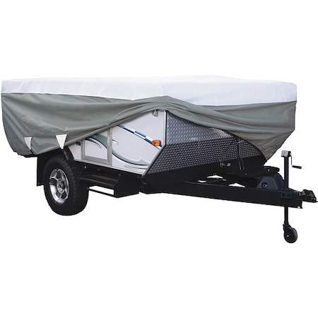 Camper Trailer Cover, 14 ft-16 ft L, Grey MPN:80-041-173106-00