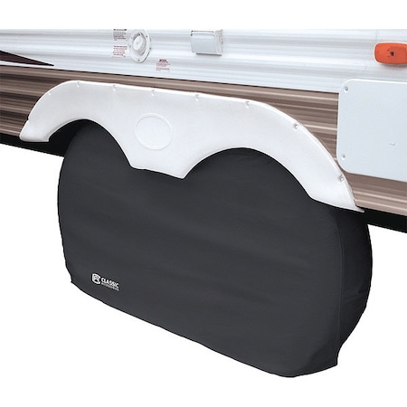 Dual Axle Wheel RV Cover, Up To 27