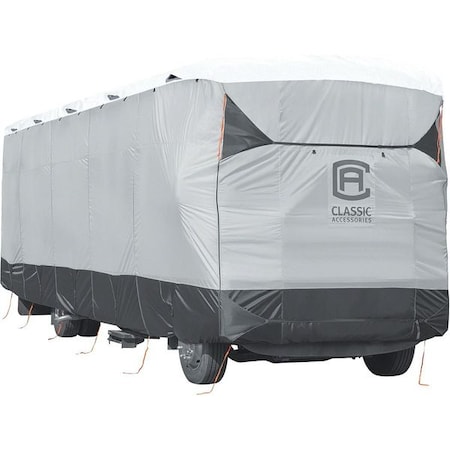 Class A RV Cover, 37 ft-40 ft, Black/Grey/White MPN:80-373-102001-EX