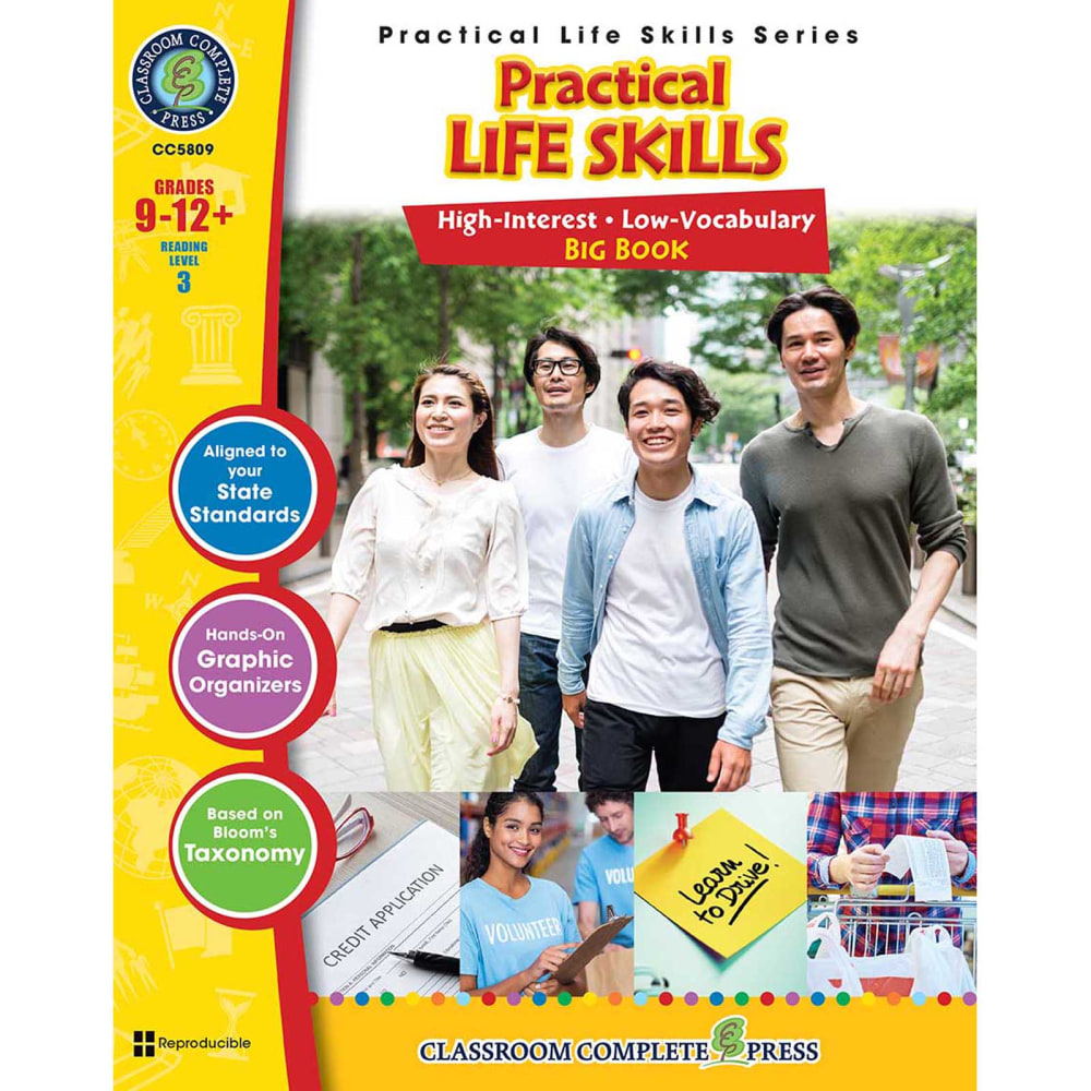 Classroom Complete Press Practical Life Skills Big Book, Grade 9 to 12 MPN:CCP5809