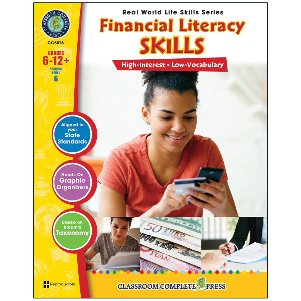 Classroom Complete Press Real World Life Skills: Financial Literacy Skills, Grade 6 to 12 MPN:CCP5816