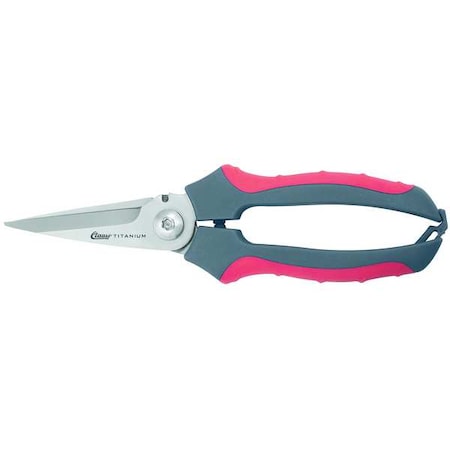 Shop Shears, Ambidextrous, 8 In. L MPN:18039