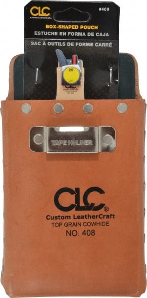 Tool Pouch: Leather, Natural MPN:408