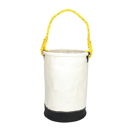 Round Bucket Bag, Off-White, Canvas MPN:107