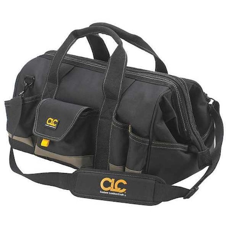 Tool Bag, Black, Polyester, 25 Pockets MPN:1163