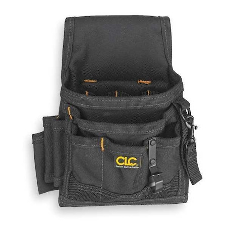 Tool Pouch, Tool Pouch, Black, Polyester, 9 Pockets MPN:1503