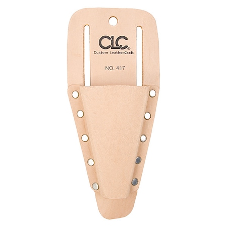 Tool Pouch, Tool Holster, Tan, Leather, 1 Pockets MPN:417