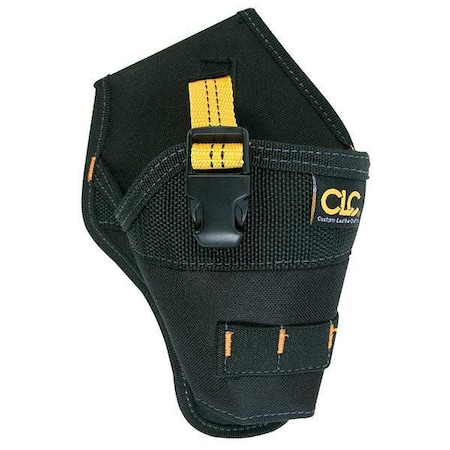 Tool Pouch, Tool Holster, Black, Polyester, 1 Pockets MPN:5021
